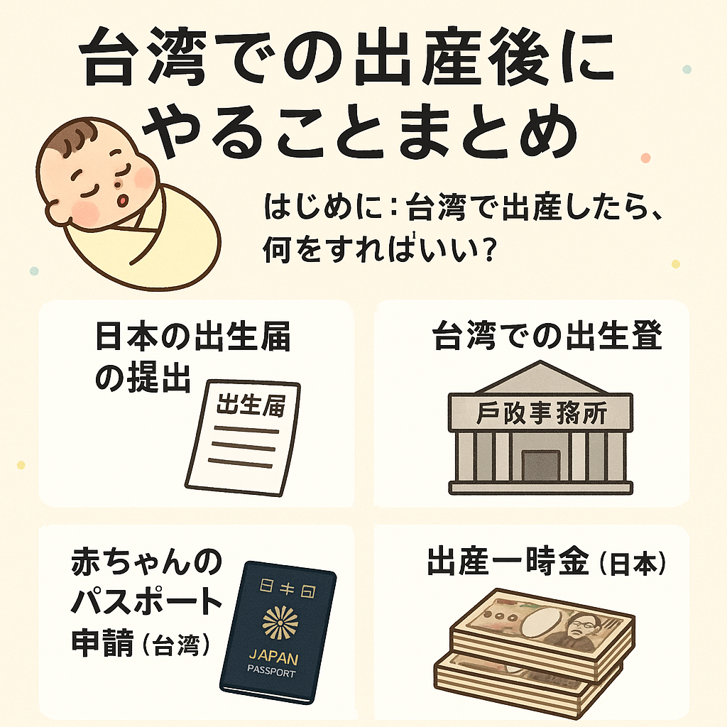 台湾での出産後にやることまとめ